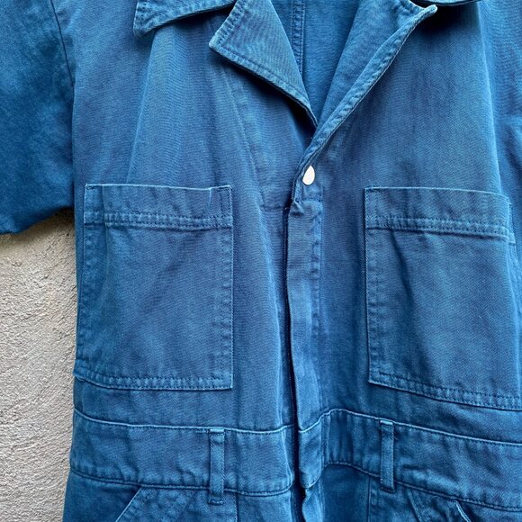 Big Bud Press Short Sleeve Jumpsuit - Like New!! Lagoon Size M petite - Picture 5 of 6